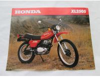 Image of Brochure XL250S 80